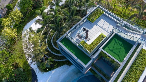 歌美海纯水屋顶花园设计实景图2