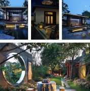 中式庭院设计效果图丨春赏百花，秋思月光，夏吹凉风，冬看雪景