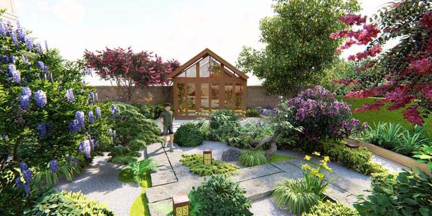 如何设计和建造一个有院子的别墅庭院