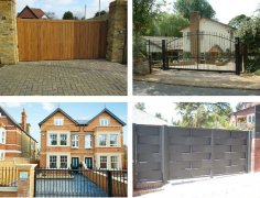 花园大门设计的好，能为您的别墅花园增添不少色彩